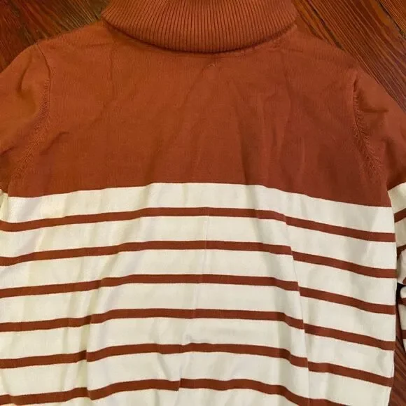 Brooklyns Brown & White Sweater Large - Picture 3 of 8